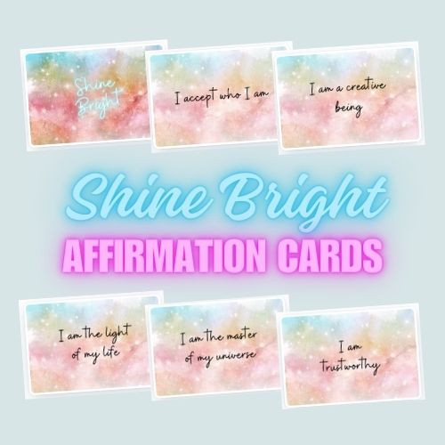 Shine Bright Affirmation Cards