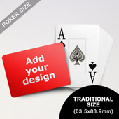 Jumbo Index Cards - Poker Size (Landscape) (63.5 x 88.9mm)