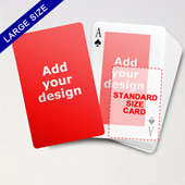 Large Playing Cards Series – Double Face Classic Poker