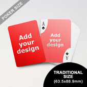 Decorative Corners Custom Front and Back Playing Cards (63.5 x 88.9mm)