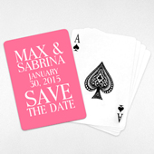 Save-the-Date Custom Playing Cards