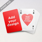 Heart-to-Heart Series – Custom Front and Back Playing Cards in Bridge Style