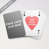 Heart-to-Heart Series – Custom Back Playing Cards in Bridge Style