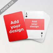 Landscape Photo Custom Font and Back Playing Cards