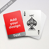 Cool Grey Personalized Photo Playing Cards