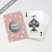 Custom Printed Monogram Playing Cards