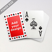 Custom Poker Cards With Jumbo Index and 4 Pips Border