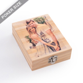 Custom Wooden Box For Single Deck - UV Printing