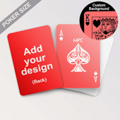 Custom double-side playing cards (black and white)