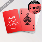 Custom Double-Sided Playing Cards (All Black)