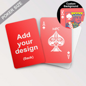 Custom Double-Sided Playing Cards (Standard White)