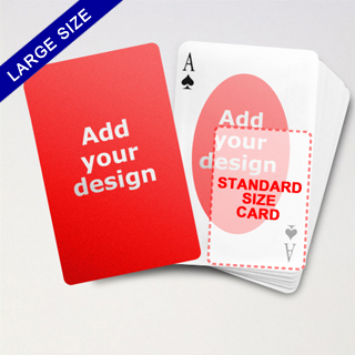 Large Playing Cards Series – Double Face Oval Back Poker