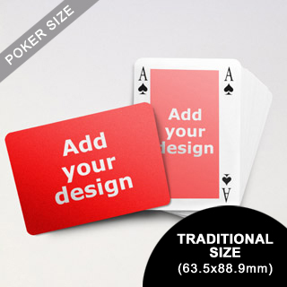 Classic Custom Front and Landscape Back Playing Cards (63.5 x 88.9mm)
