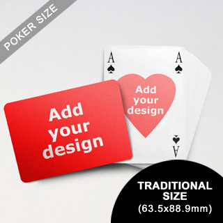 Heart-to-Heart Series – Custom Front and Back Playing Cards (Landscape) (63.5 x 88.9mm)