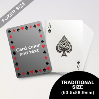 Timeless Frame - Poker With Custom Message (63.5 x 88.9mm)