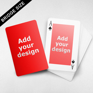 Bridge Size Playing Cards - Rectangular Back