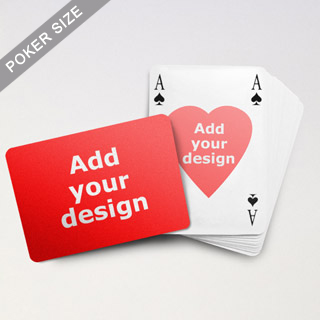 Heart-to-Heart Series – Custom Front and Back Playing Cards in Bridge Style (Landscape)