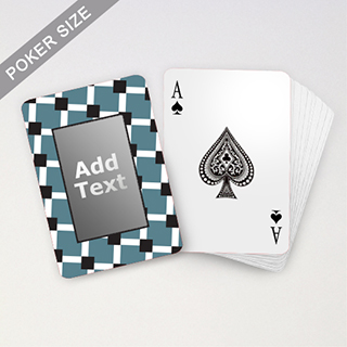 Custom Initials Playing Cards