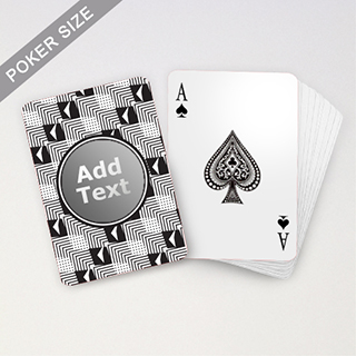 Customized Monogrammed Playing Cards