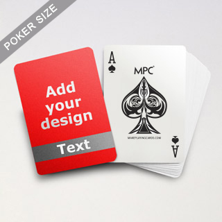 Classic Grey Personalized Photo Playing Cards