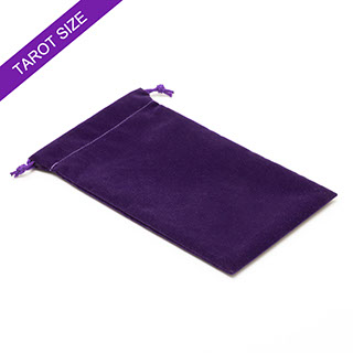 Purple Velvet Bag For Tarot Cards