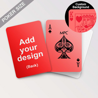 Custom double-side playing cards (MPC graphics) Red and Black