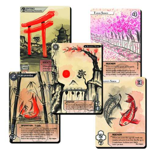 Jinteki Ink Painting Set 1