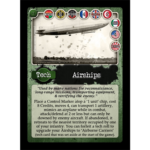 WW1 1914 Historical 3-in-1 Deck V5.2.27 - Axis & Allies + Global WW1 Compatible