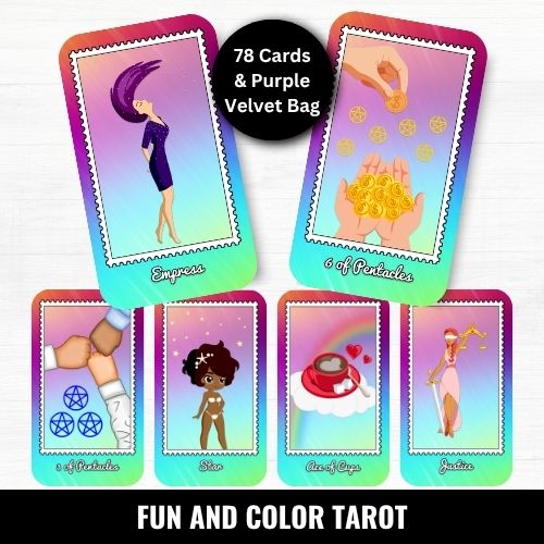 Fun and Color Tarot - A Friendly and Gentle Tarot Deck