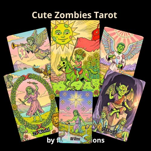 Cute Zombies Tarot Deck