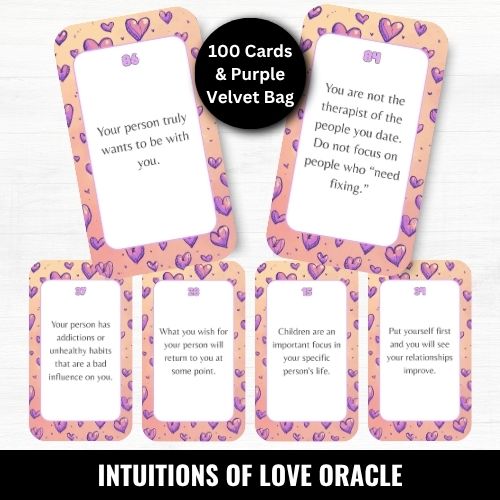 Intuitions of Love Oracle - Intuitive Love Messages Deck