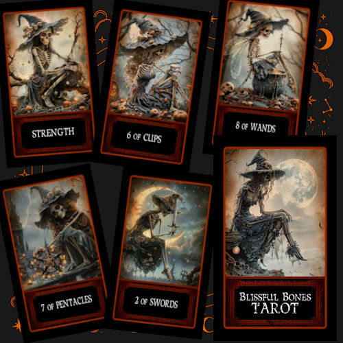 Blissful Bones (Major & Minor Arcana)