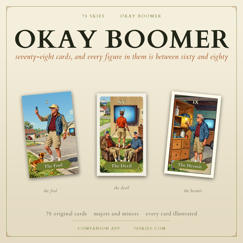 Okay Boomer Tarot Deck - Cards Only
