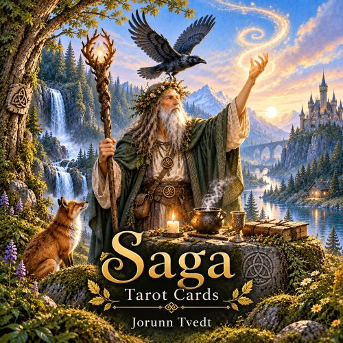 Saga. Tarot cards. ENGLISH TEXT