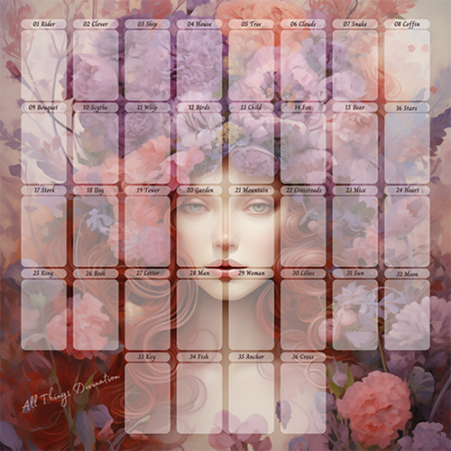 Lenormand Reading Cloth