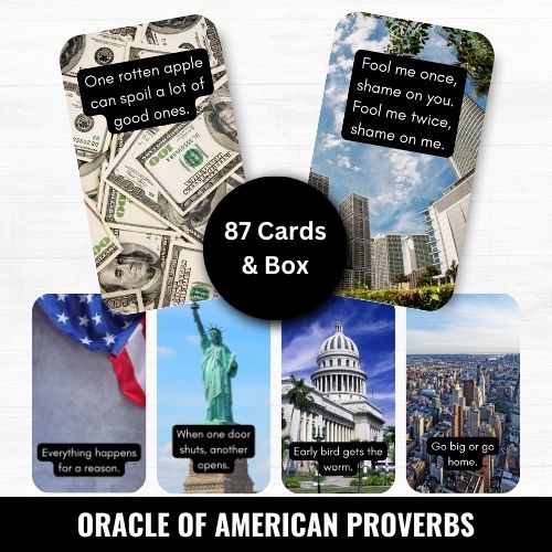 Oracle of American Proverbs - Wisdom and Sayings Oracle Deck