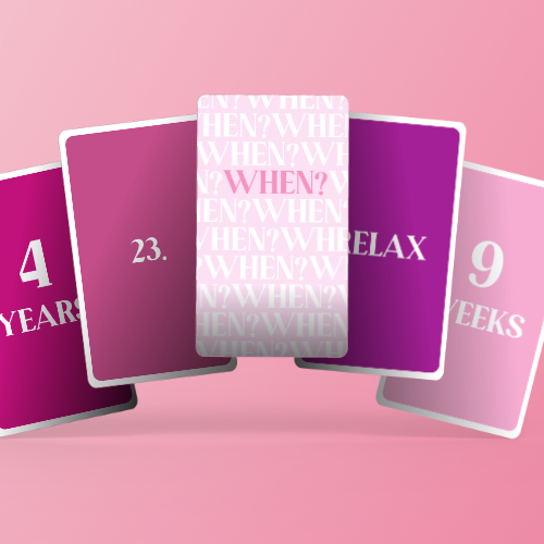 When? (Pink Edition) - Oracle Deck