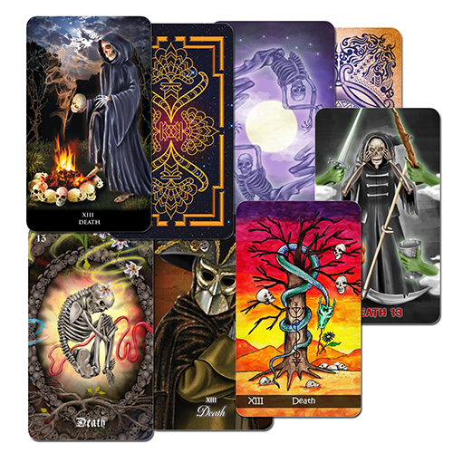 Death Tarot Cards Mismatched Collection