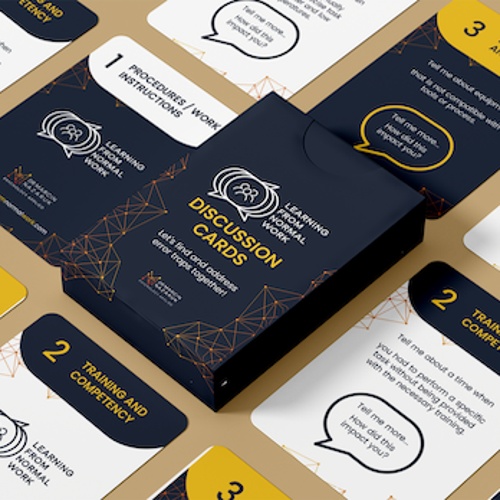 Learning from Normal Work Discussion Cards
