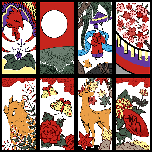 Hanafuda Deck XL Renaissancegirl