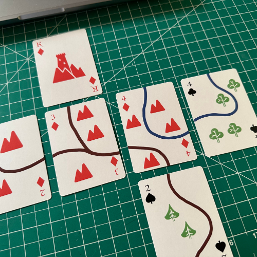 Fantasy Map Poker Deck