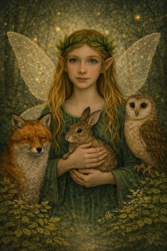 Connected Children Faerie Cards