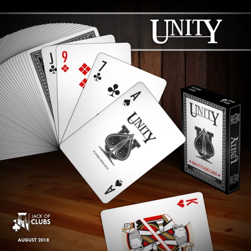 UNITY Playing Cards: Black Back