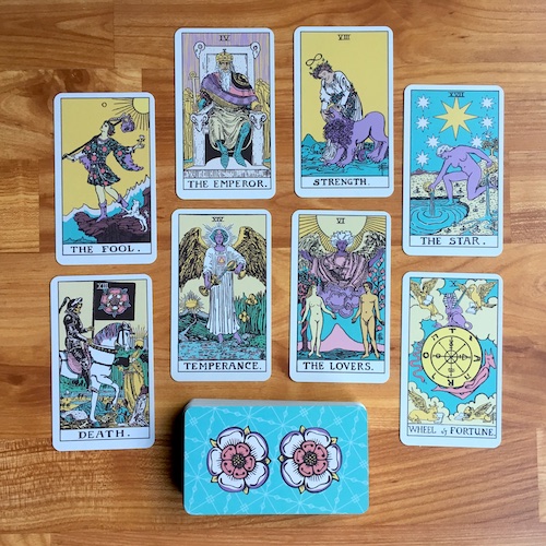 Pastel Rider-Waite Smith Tarot Card Deck